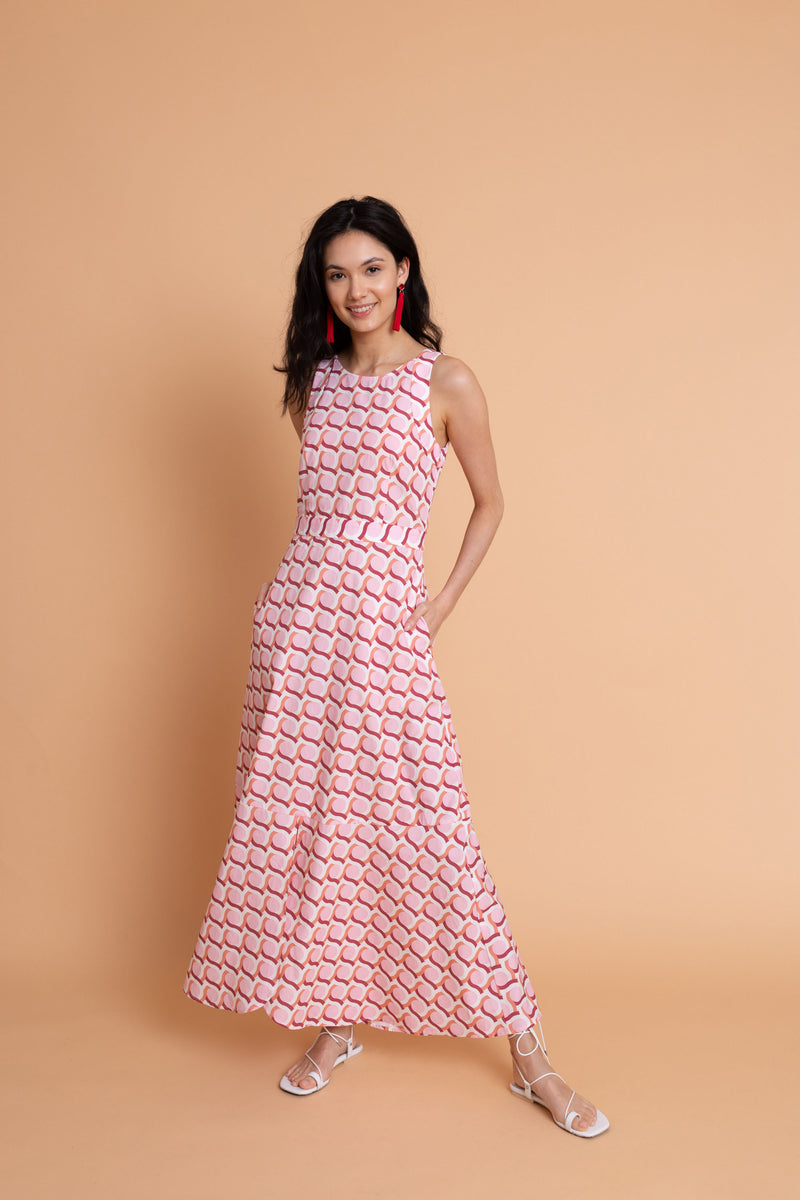 Celene Dress in Maiolica - FINAL SALE