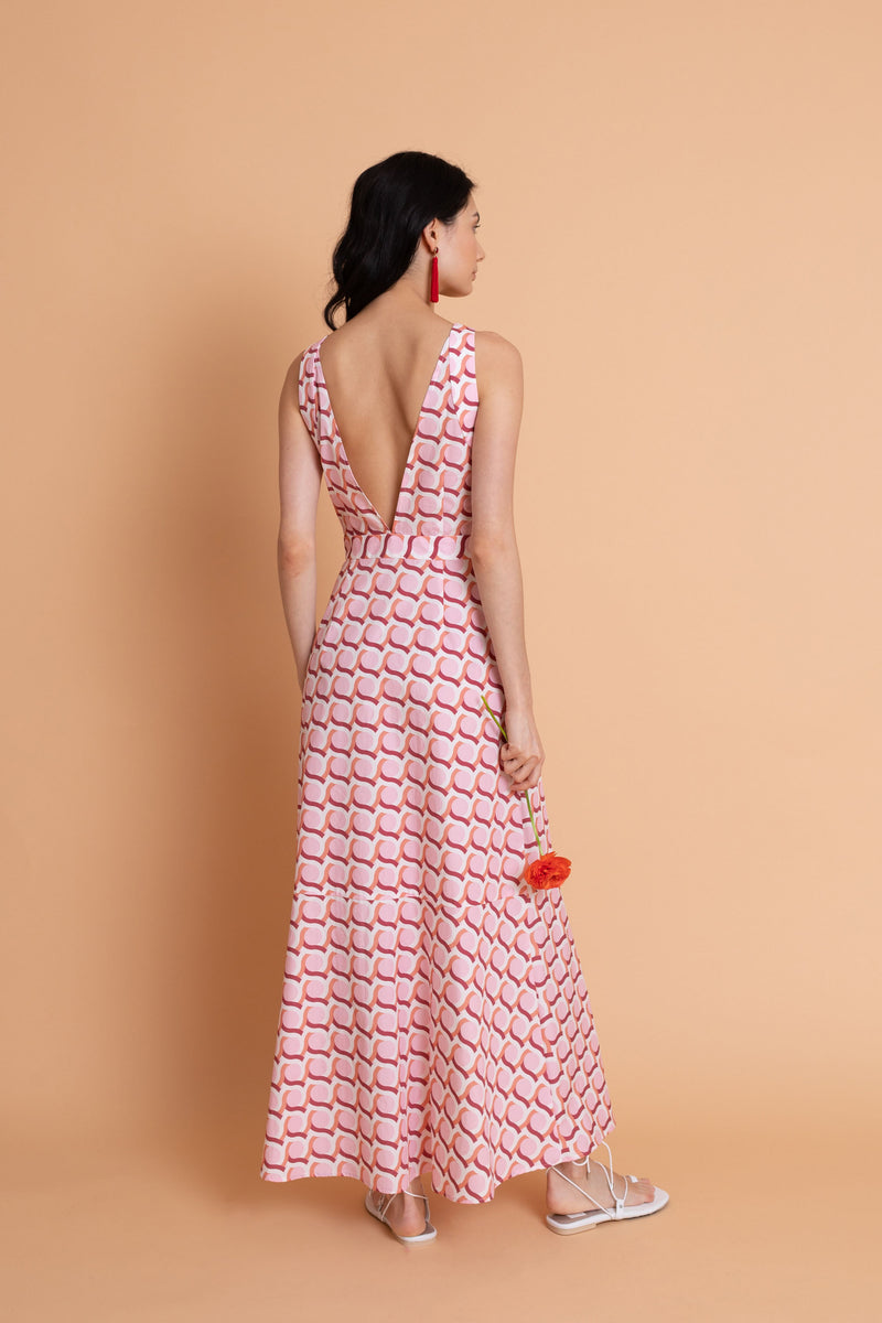 Celene Dress in Maiolica - FINAL SALE