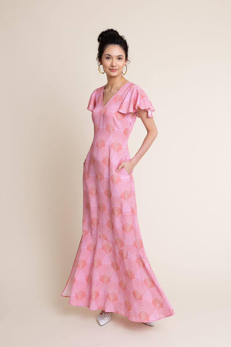 Rosa Dress in Sunset - FINAL SALE