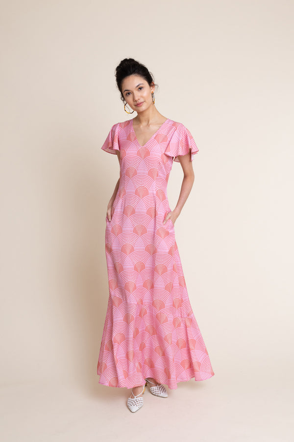 Rosa Dress in Sunset - FINAL SALE